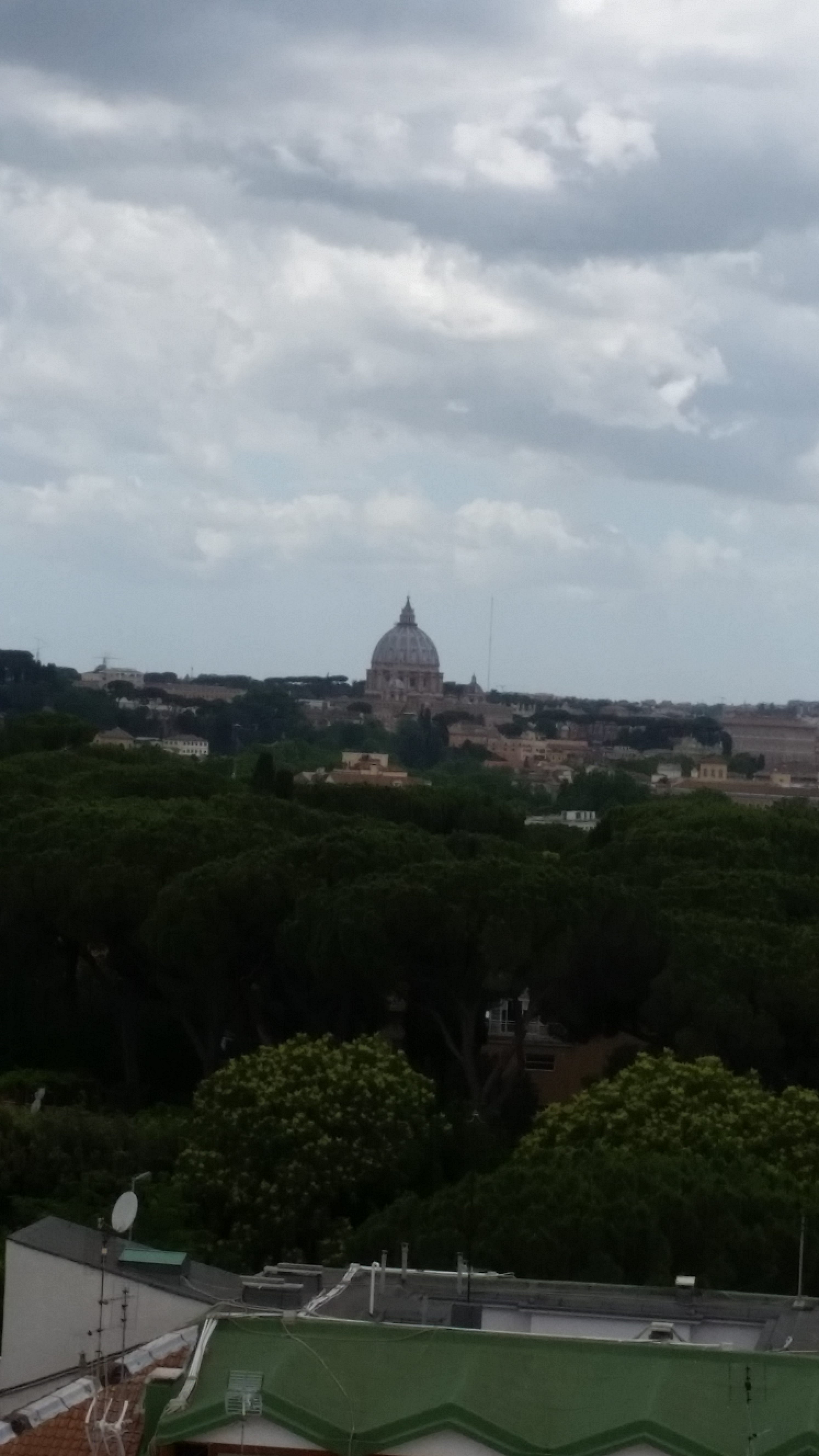 The view of beautiful St.Peter's as seen from the office roof!