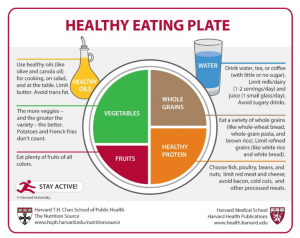 Harvard eating plate